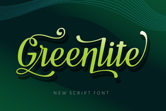 Greenlite Font - Featured Image