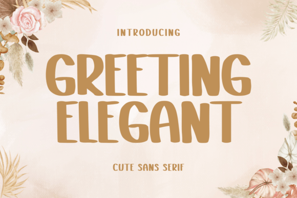 Greeting Elegant Font - Featured Image