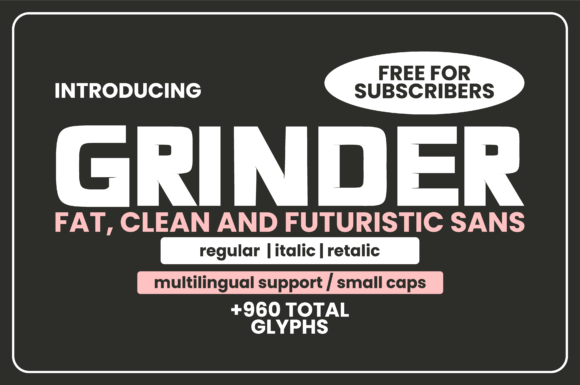 Grinder Font - Featured Image