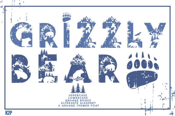 Grizzly Bear Font - Featured Image