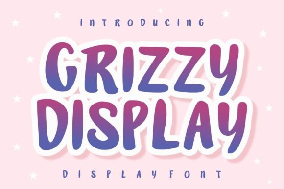 Grizzy Display Font - Featured Image