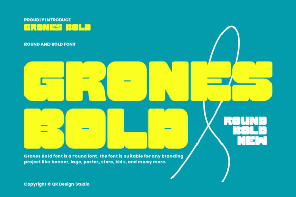 Grones Bold Font - Featured Image