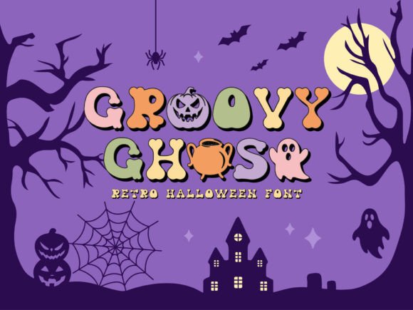 Groovy Ghost Font - Featured Image