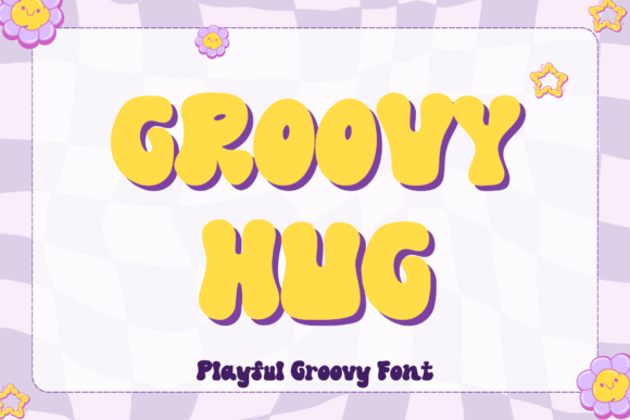 Groovy Hug Font - Featured Image