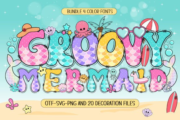 Groovy Mermaid Font - Featured Image