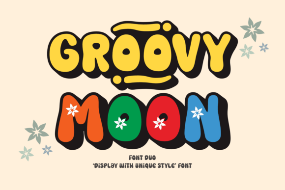 Groovy Moon Font - Featured Image