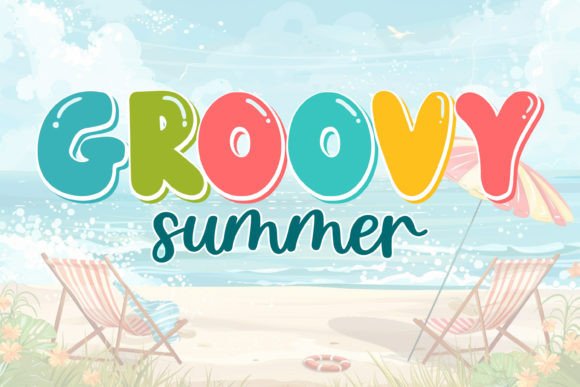 Groovy Summer Font - Featured Image