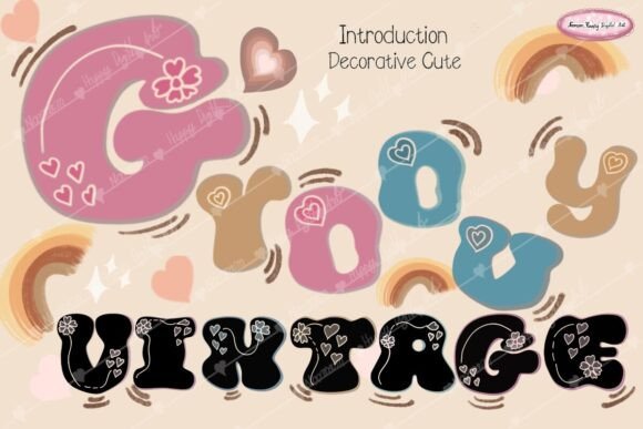 Groovy Vintage Font - Featured Image