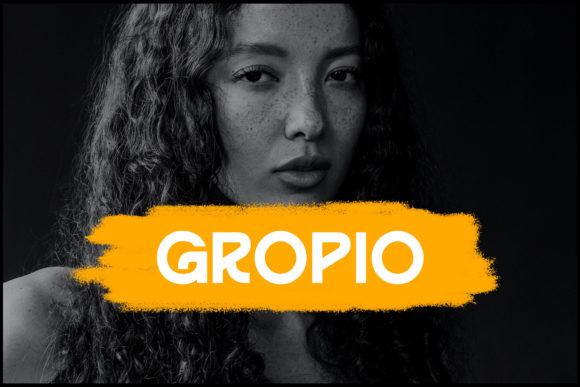 Gropio Font - Featured Image
