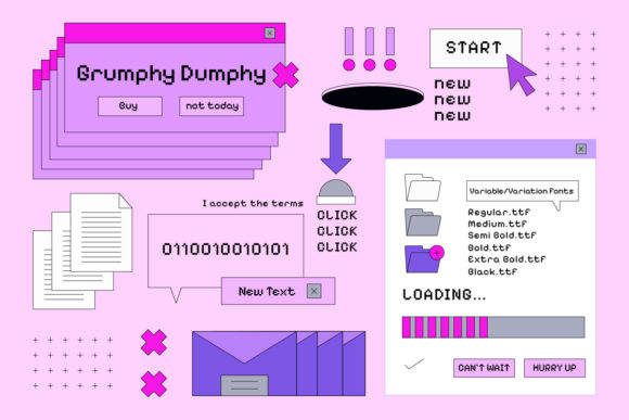 Grumphy Dumphy Font - Featured Image