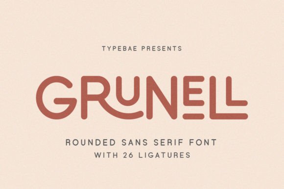 Grunell Font - Featured Image