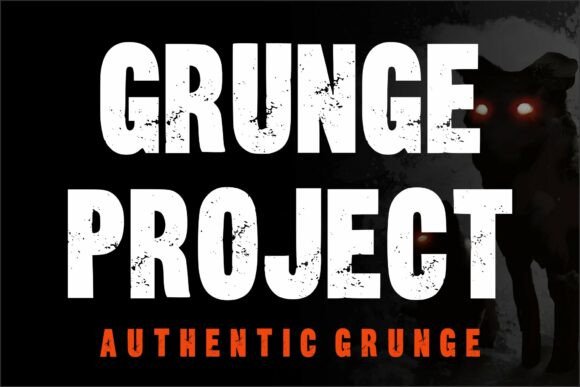 Grunge Project Font - Featured Image