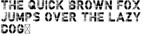 Grunge Stripes Trio Font - Featured Image