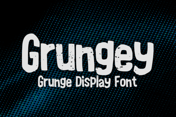 Grungey Font - Featured Image