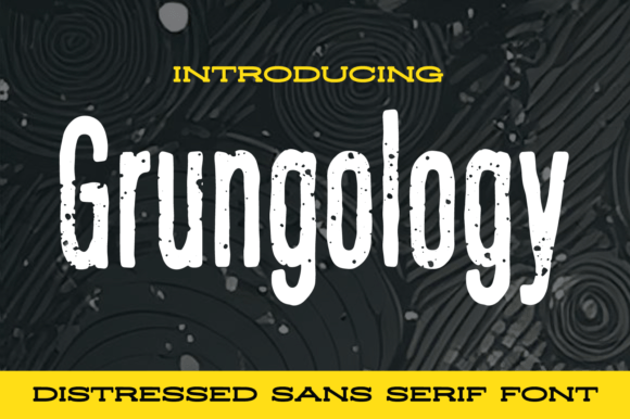 Grungology Font - Featured Image