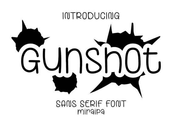 Gunshot Font - Featured Image