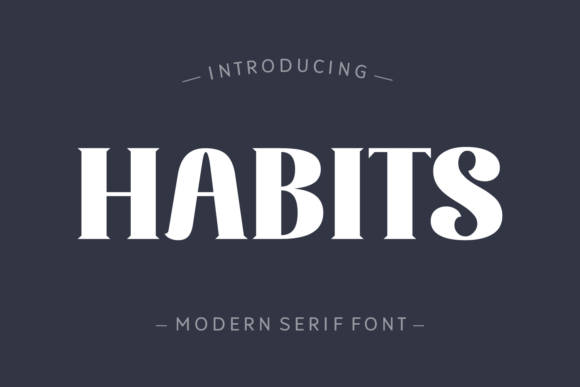 Habits Font - Featured Image