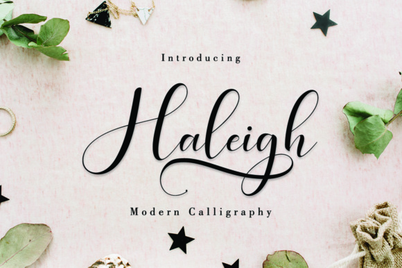 Haleigh Script Font - Featured Image