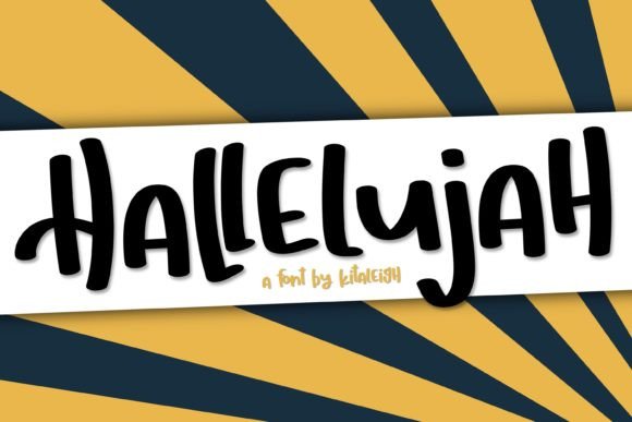 Hallelujah Font - Featured Image