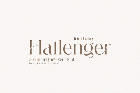 Hallenger Font - Featured Image