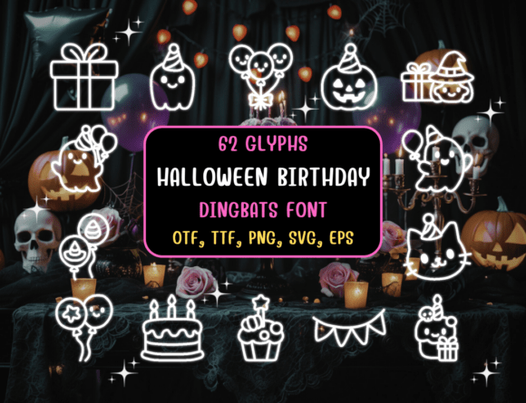 Halloween Birthday Font - Featured Image