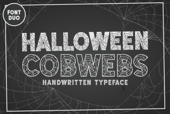 Halloween Cobwebs Font - Featured Image