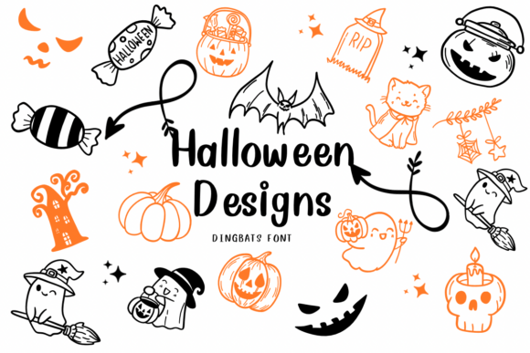 Halloween Designs Font - Featured Image