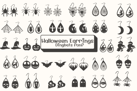 Halloween Earrings Font - Featured Image