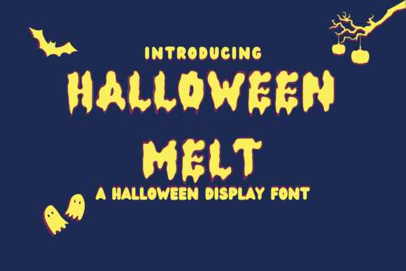Halloween Melt Font - Featured Image