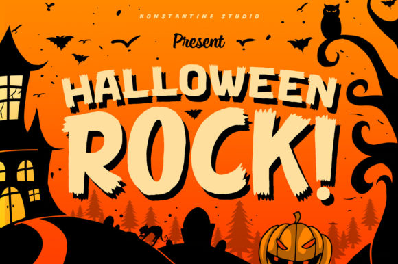 Halloween Rock Font - Featured Image