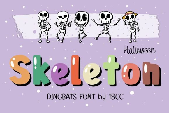 Halloween Skeleton Font - Featured Image