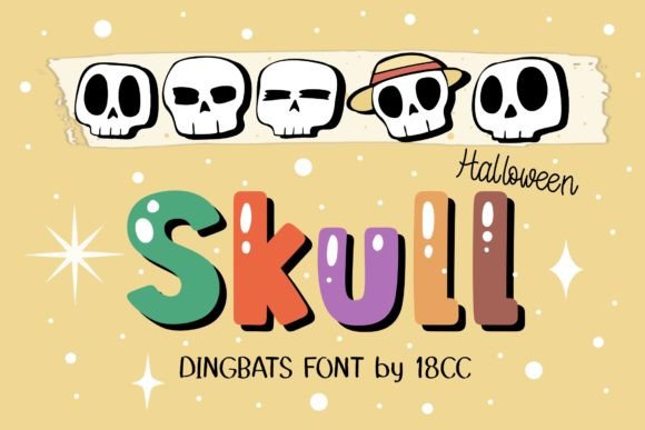 Halloween Skull Font - Featured Image