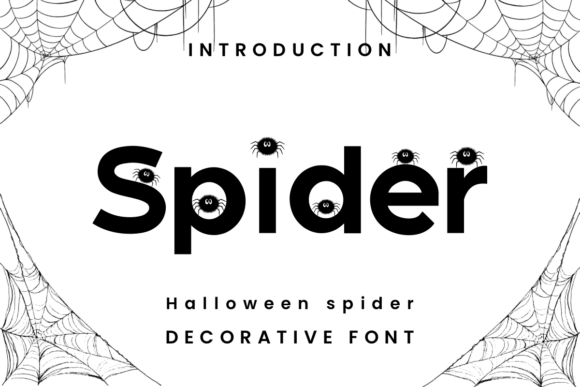 Halloween Spider Font - Featured Image