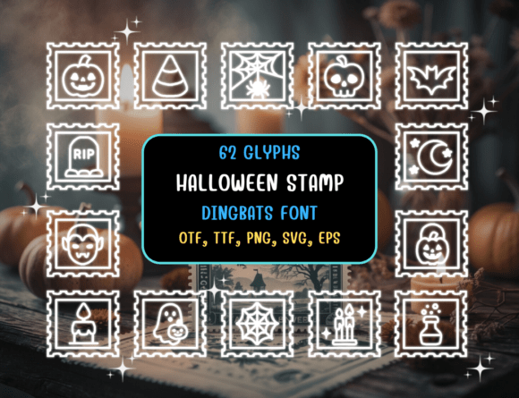 Halloween Stamp Font - Featured Image