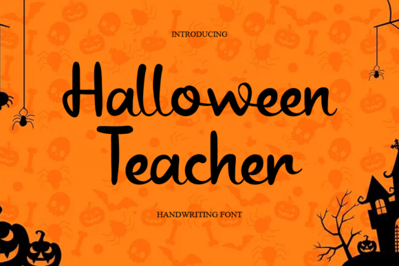 Halloween Teacher Font - Featured Image