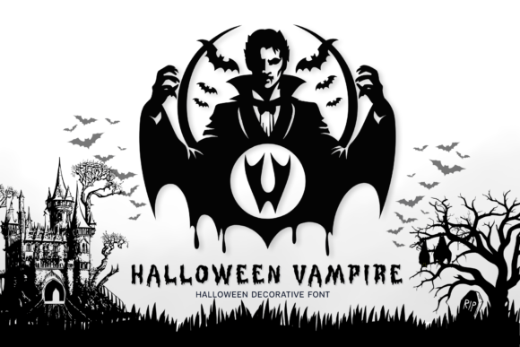 Halloween Vampire Font - Featured Image
