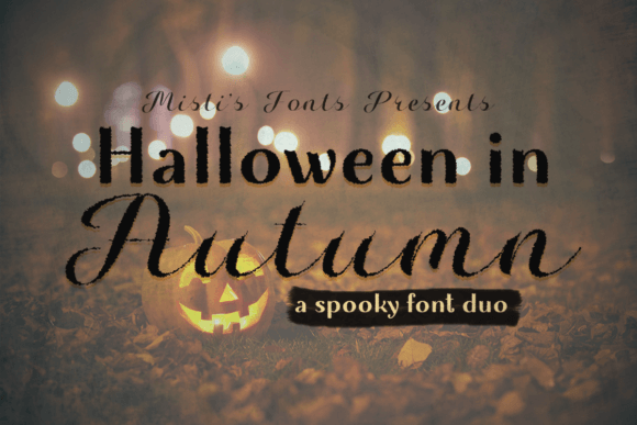 Halloween in Autumn Font - Featured Image